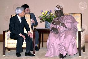 Emperor meets Nigerian president
